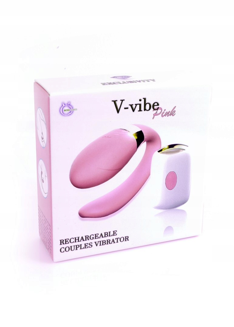 Stymulator-V-Vibe Pink USB 7 Function z pilotem