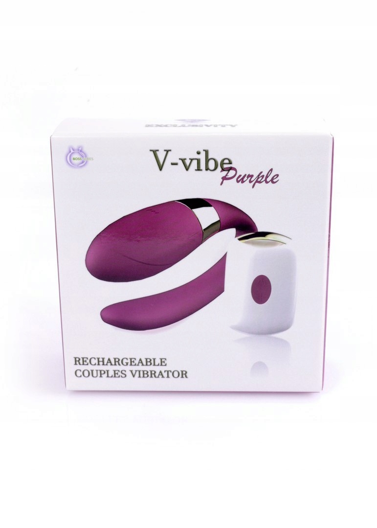 Stymulator-V-Vibe Purple USB 7 Function z pilotem