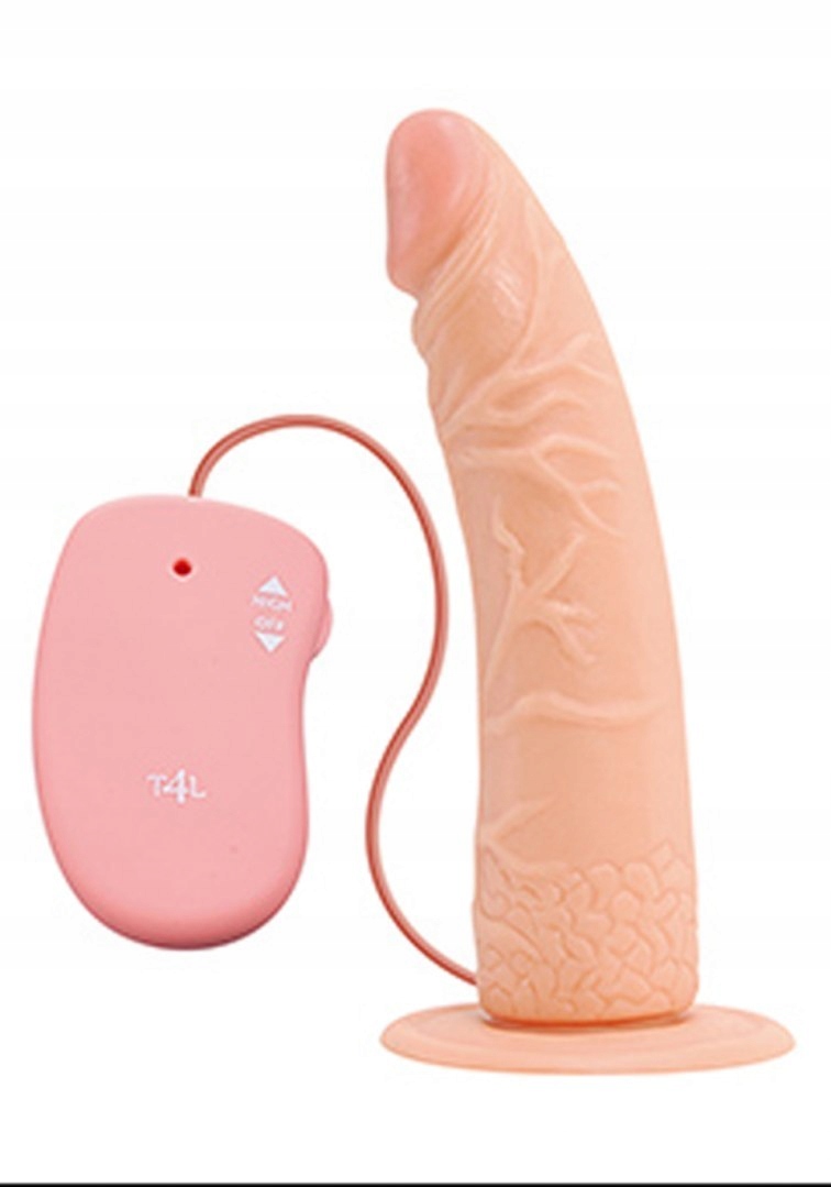 Dildo z wibracją 18cm