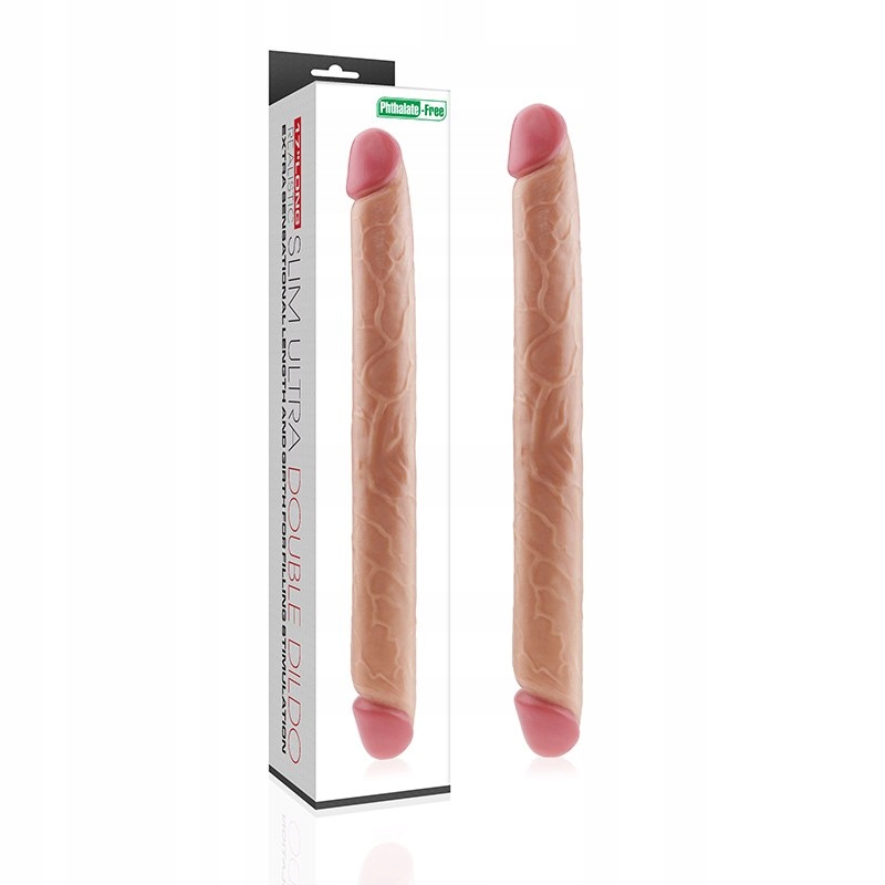 Dwustronne elastyczne dildo 45 cm