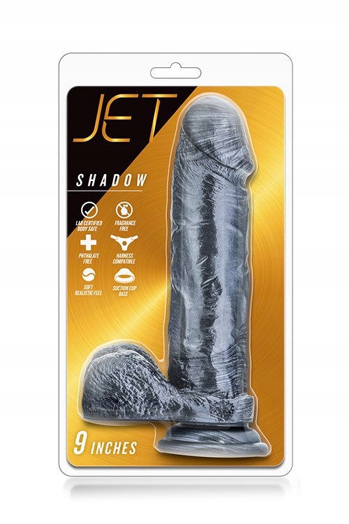 Dildo JET SHADOW BLACK 17cm