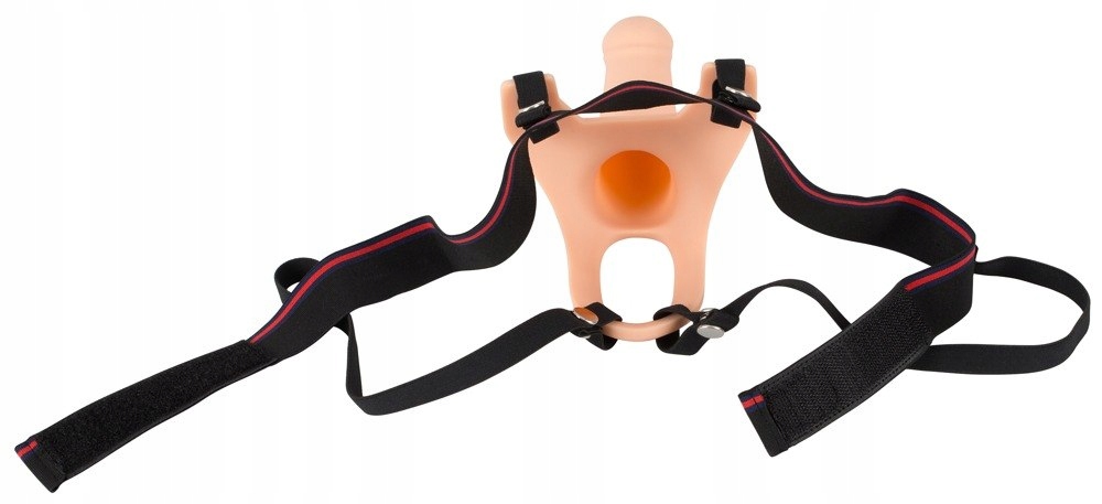 Silikonowy Strap-on +5cm