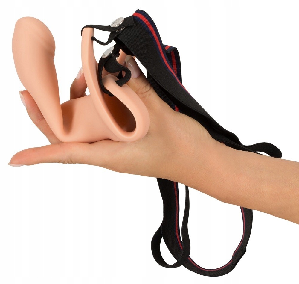 Silikonowy Strap-on +5cm