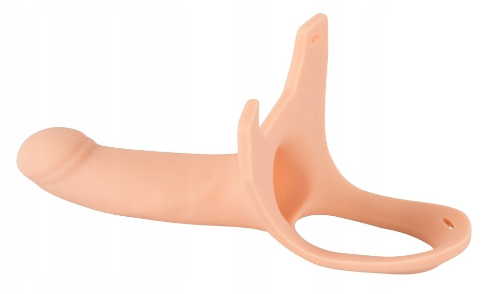 Silikonowy Strap-on +5cm