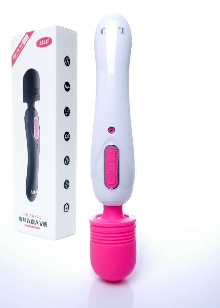 Wibrator & Masażer 2 in1, USB white