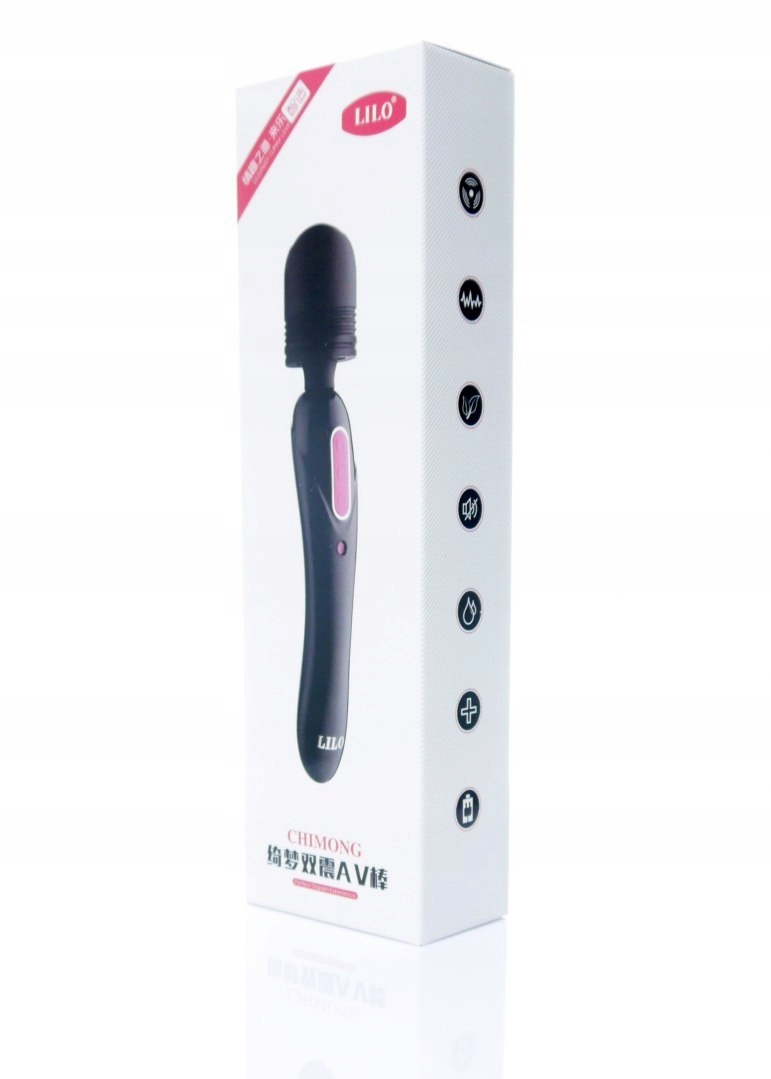 Wibrator & Masażer 2 in1, USB white