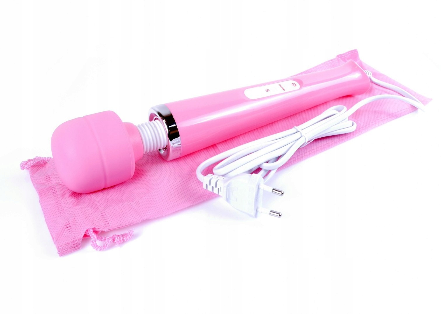Stymulator-Magic Massager Wand Cable 110-240V Pink