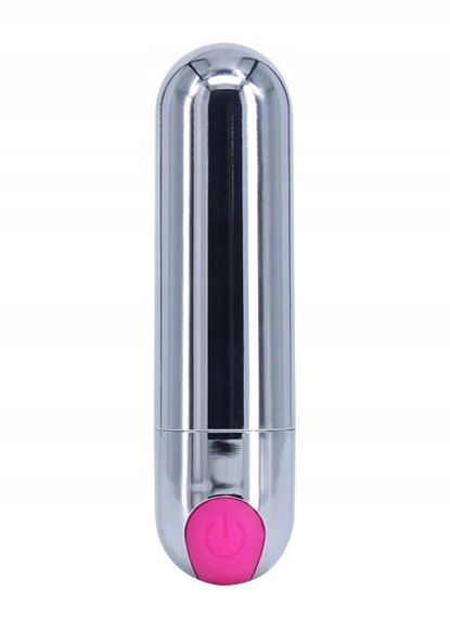 Wibrator-Strong Bullet Vibrator Silver USB 10 Func