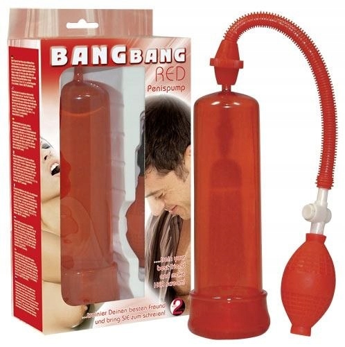 Pompka do penisa - Bang Bang - czerwona