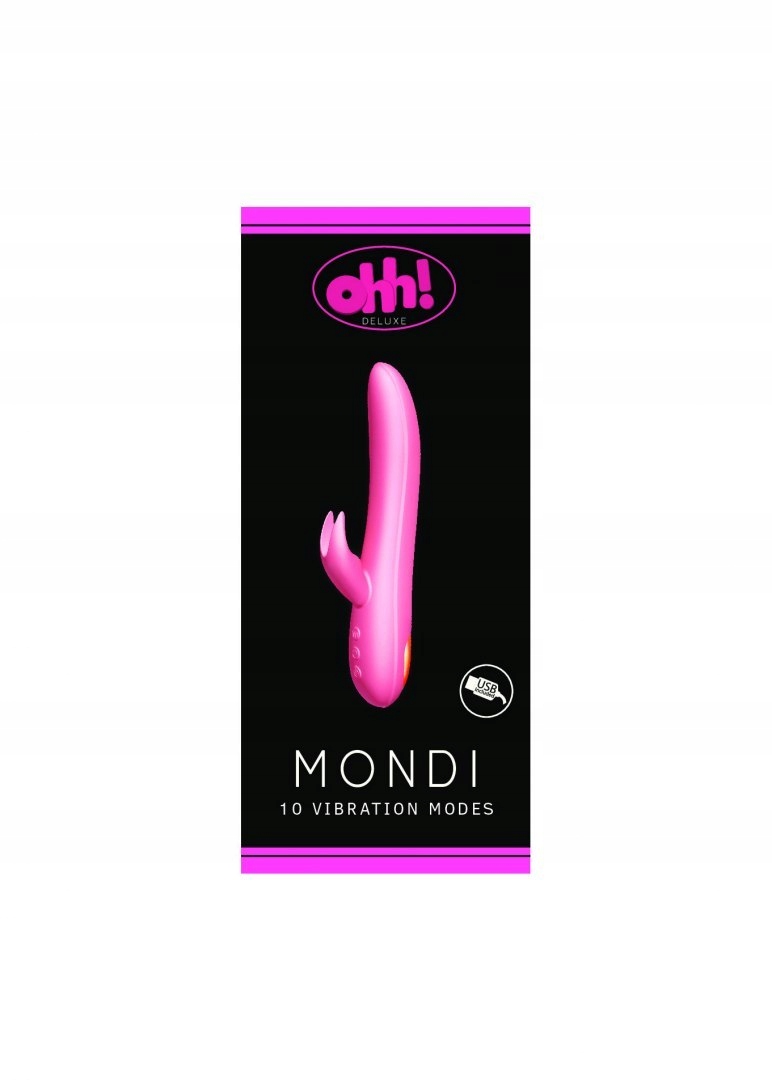 Wibrator typu "króliczek" Mondi pink