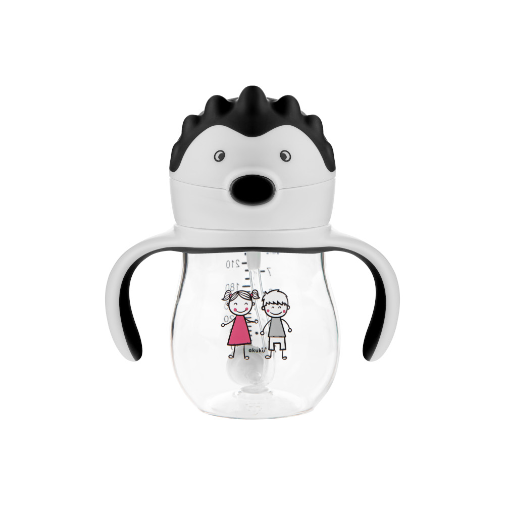 Kubek Bidon z Tritanu ze słomką z odważnikiem 250ML