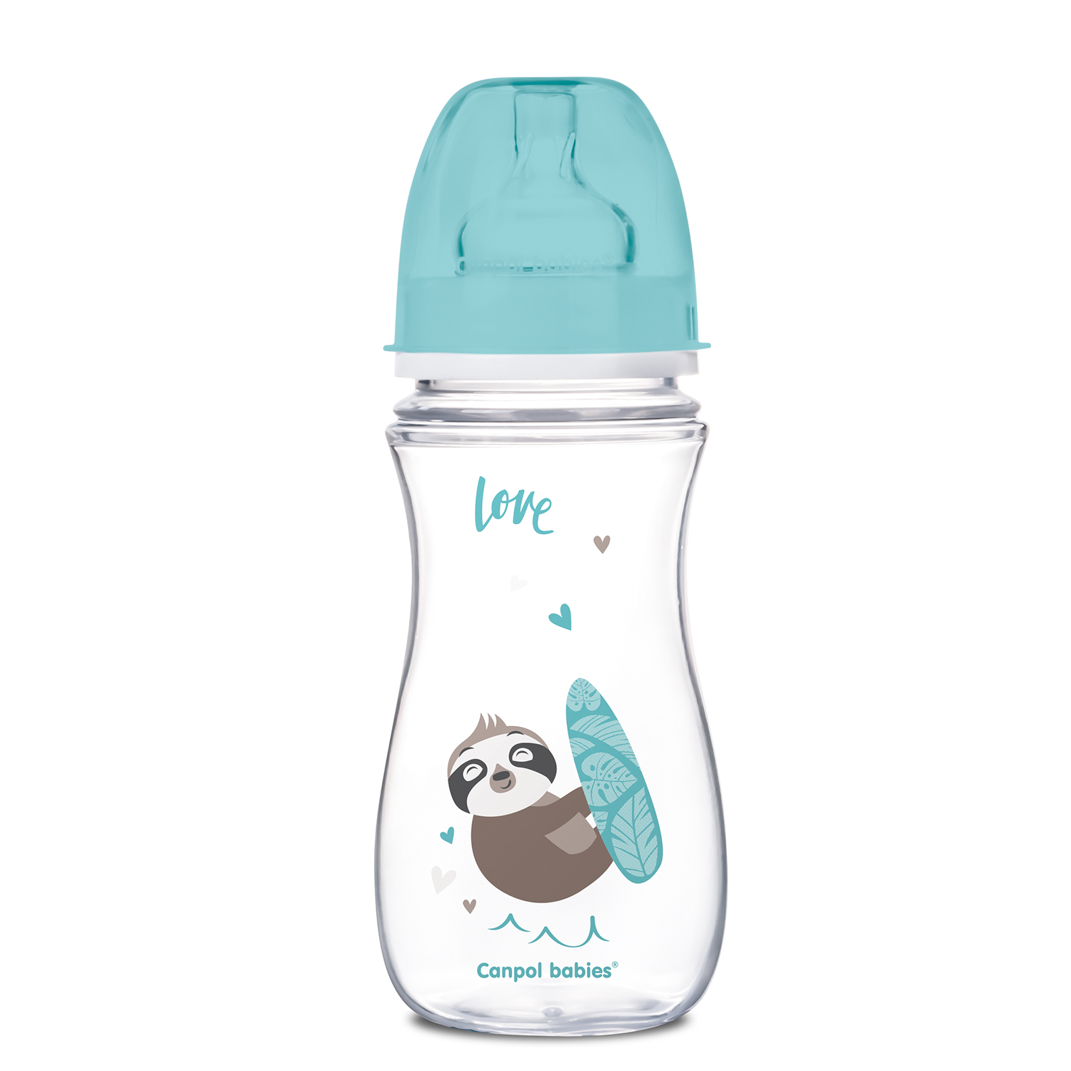 Canpol babies butelka szeroka antykolkowa 300ml EasyStart EXOTIC ANIMALS