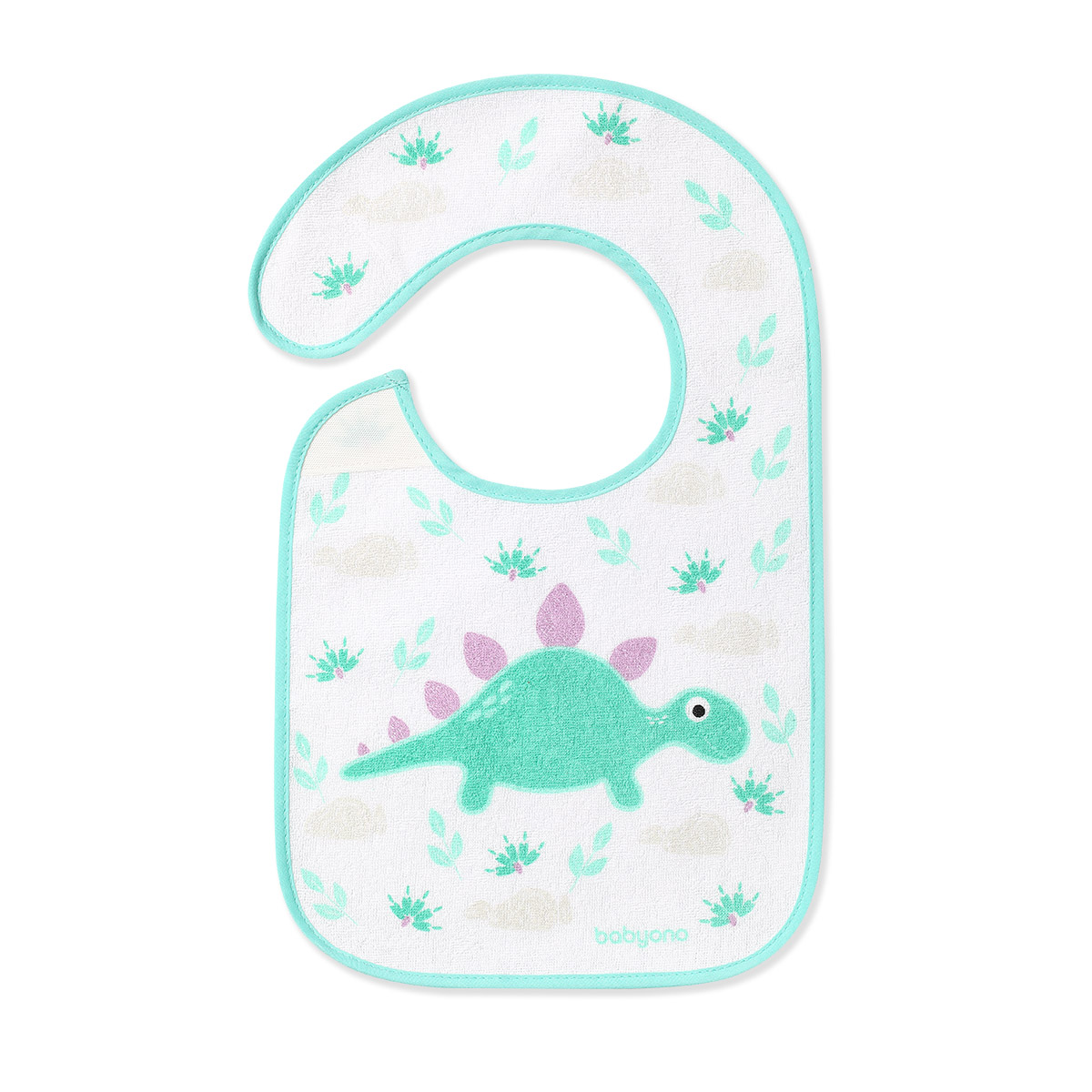 Babyono śliniak frotte na rzep ODKRYWCA SMAKÓW - Dinozaur