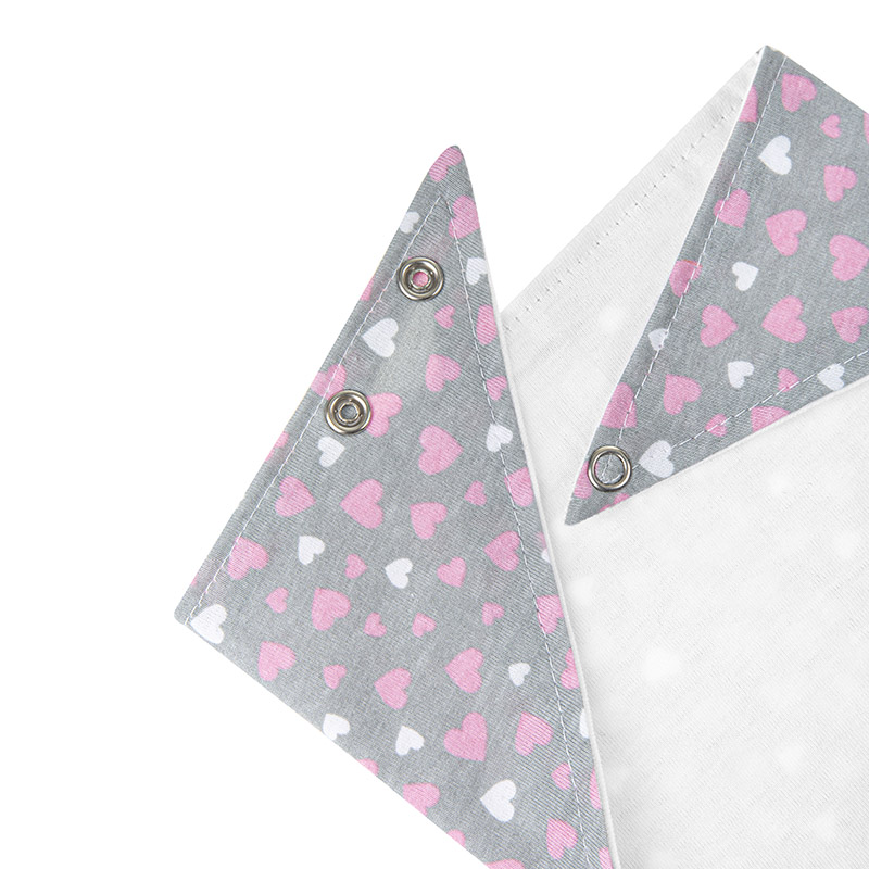 Akuku bawełniana apaszka śliniak 2w1