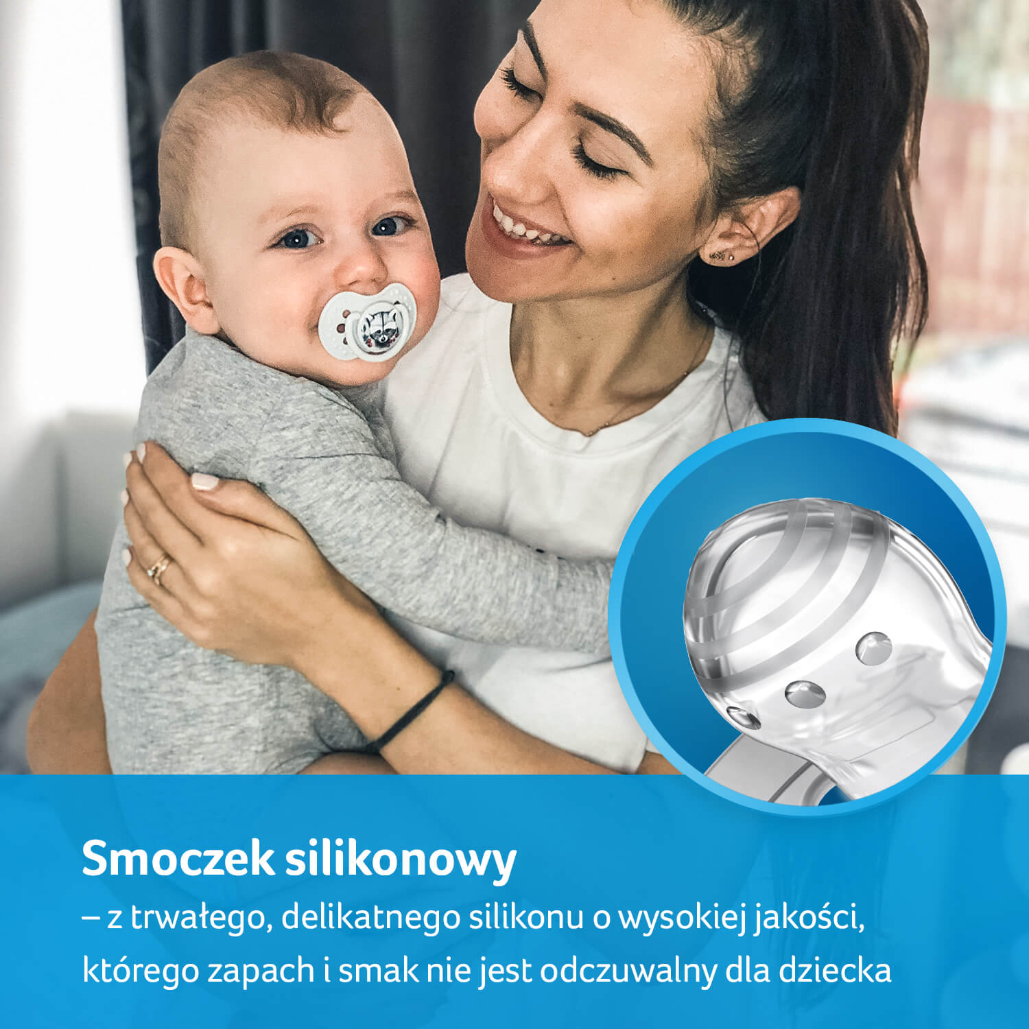 LOVI Smoczek silikonowy dynamiczny 6-18m 2 szt  Wild Soul Boy