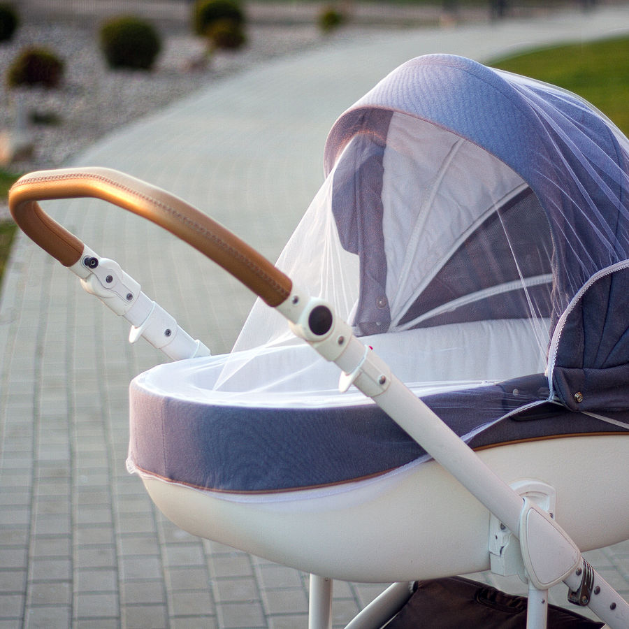 Moskitiera Uniwersalna do wózka - BIAŁA