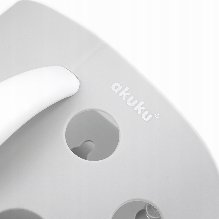 Pojemnik organizer na zabawki kąpielowe - SZARY