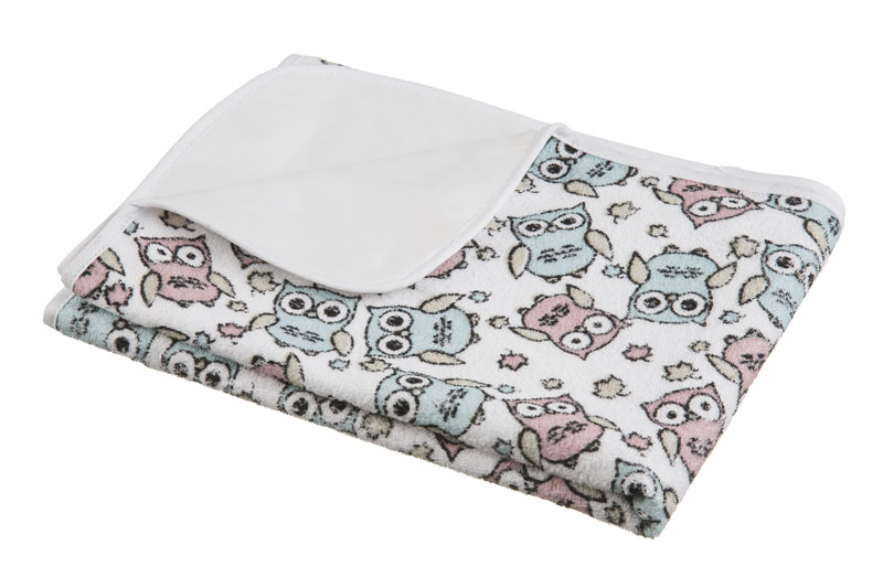 Podkład do przewijania frotte z ceratką 70x50cm