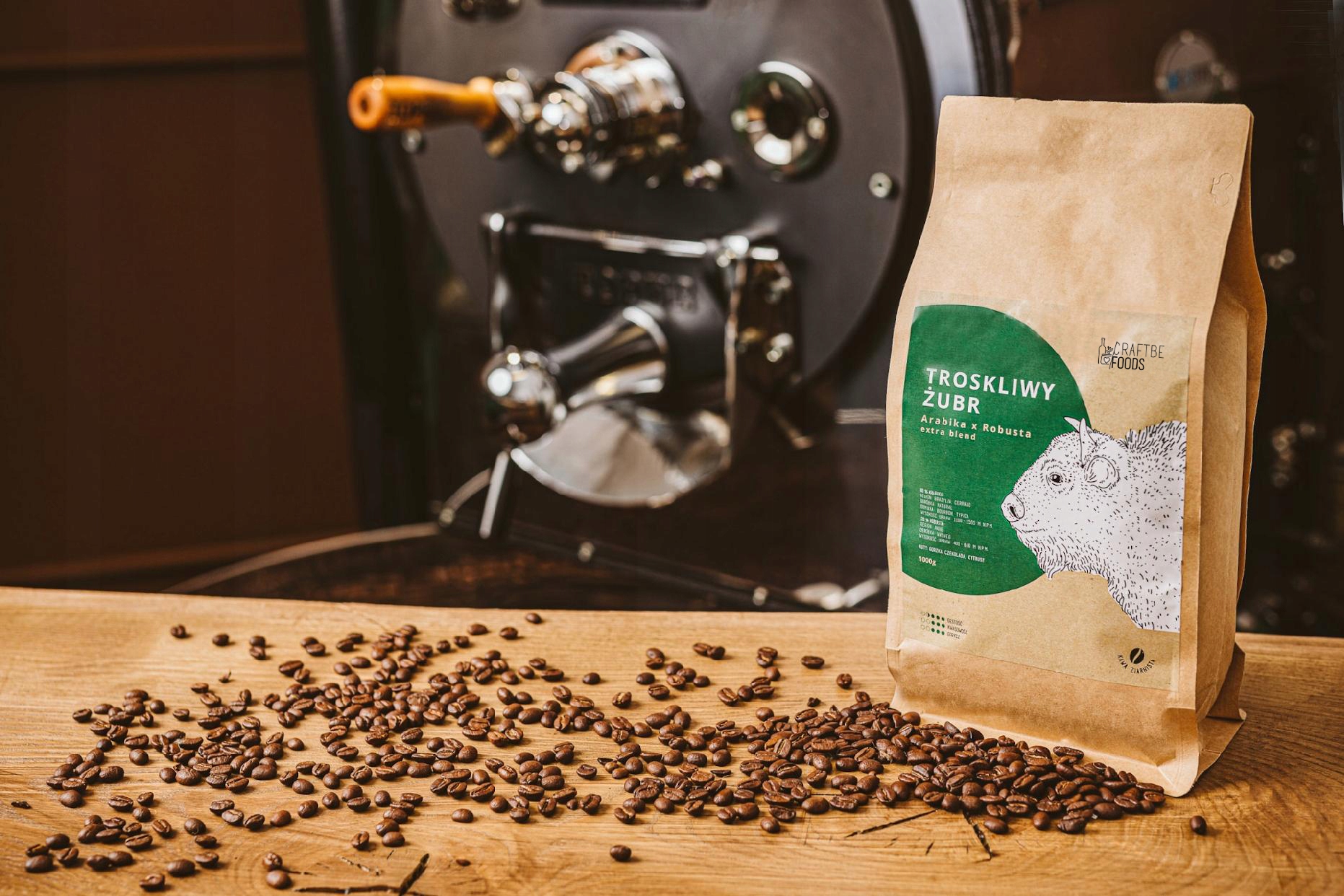 Craftbe Kawa Mielona TROSKLIWY ŻUBR 1kg