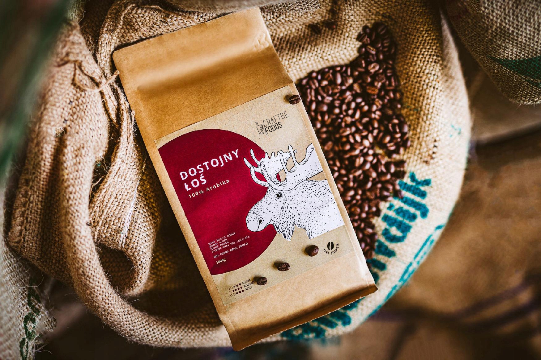 Craftbe Kawa Ziarnista Dostojny Łoś 1kg