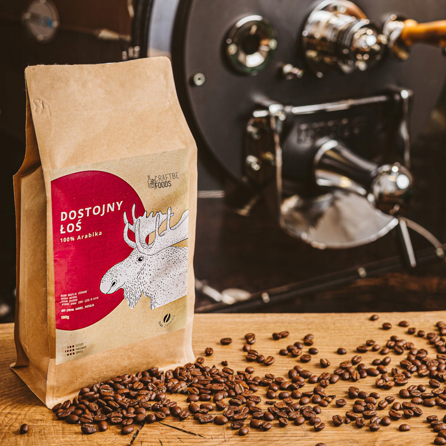 Craftbe Kawa Ziarnista Dostojny Łoś 1kg