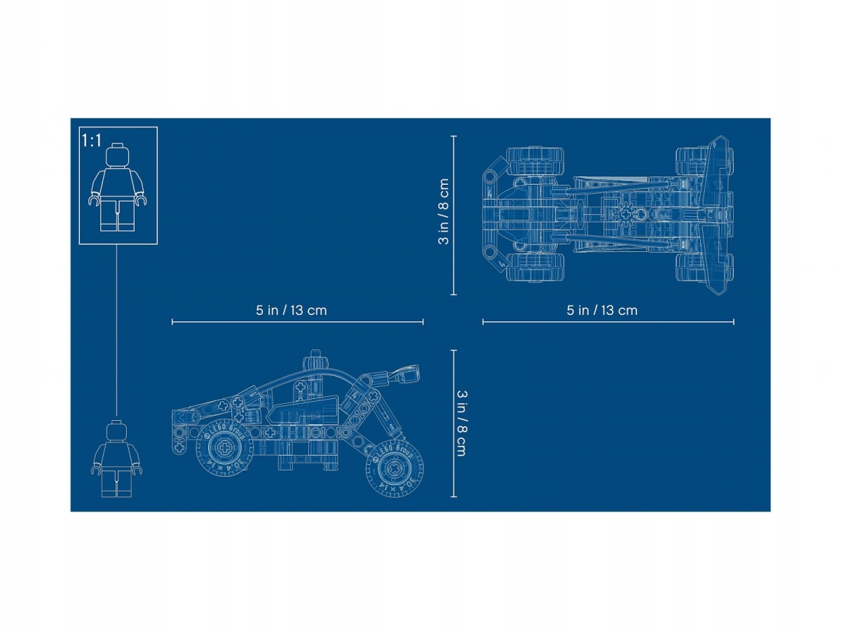 Klocki LEGO 42101 Technic Łazik 7+ 117 Klocków