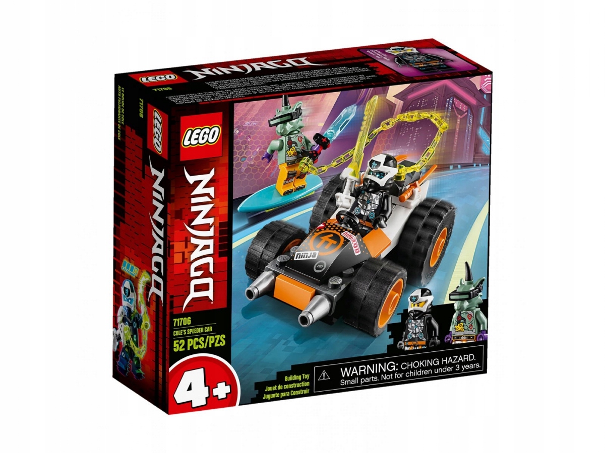 LEGO 71706 Ninjago Samochód Cole'a
