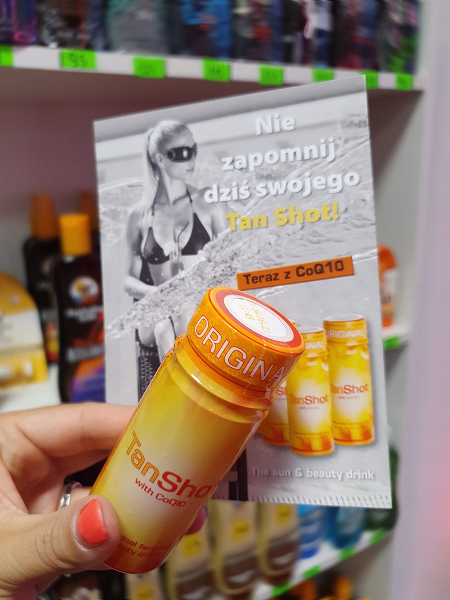 TAN SHOT DRINKI OPALAJĄCE SOLARIUM SŁOŃCE DO PICIA
