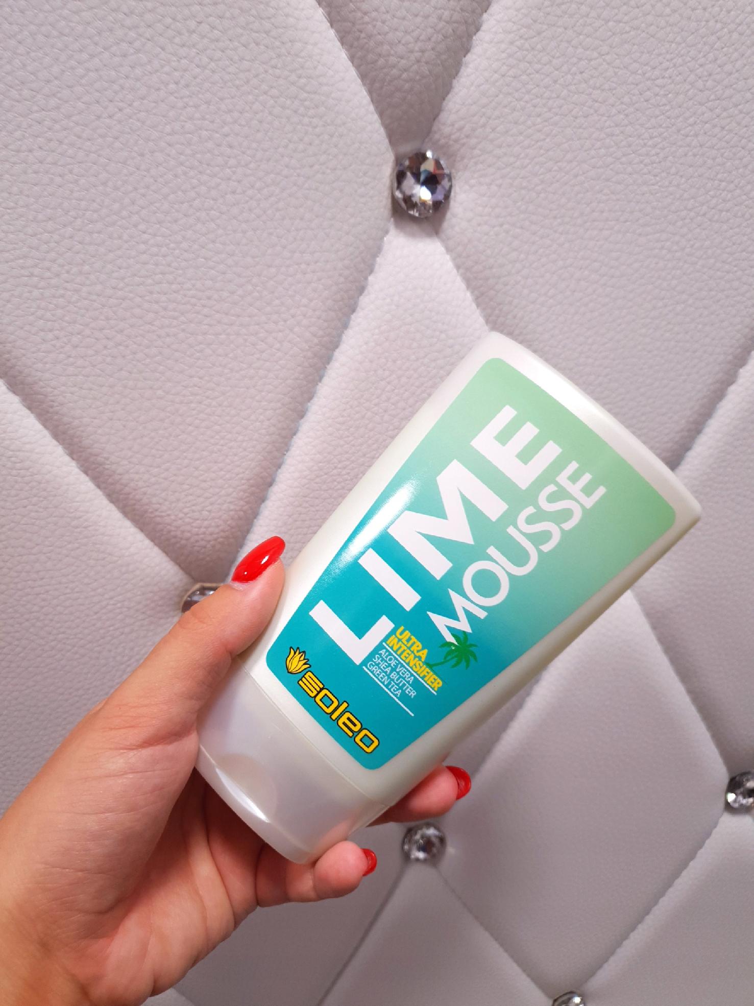 SOLEO LIME MOUSSE PRZYSPIESZACZ OPALANIA SOLARIUM