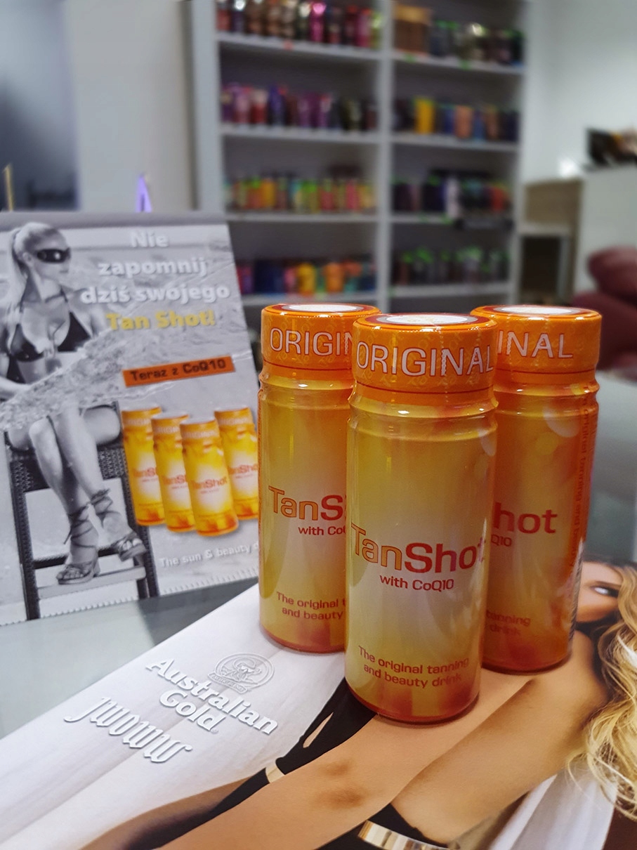 TAN SHOT Drinki Opalające Solarium Słońce X 24 SZT