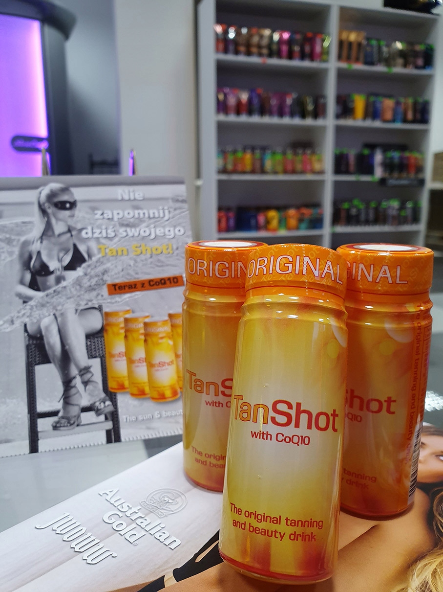 TAN SHOT Drinki Opalające Solarium Słońce X 24 SZT