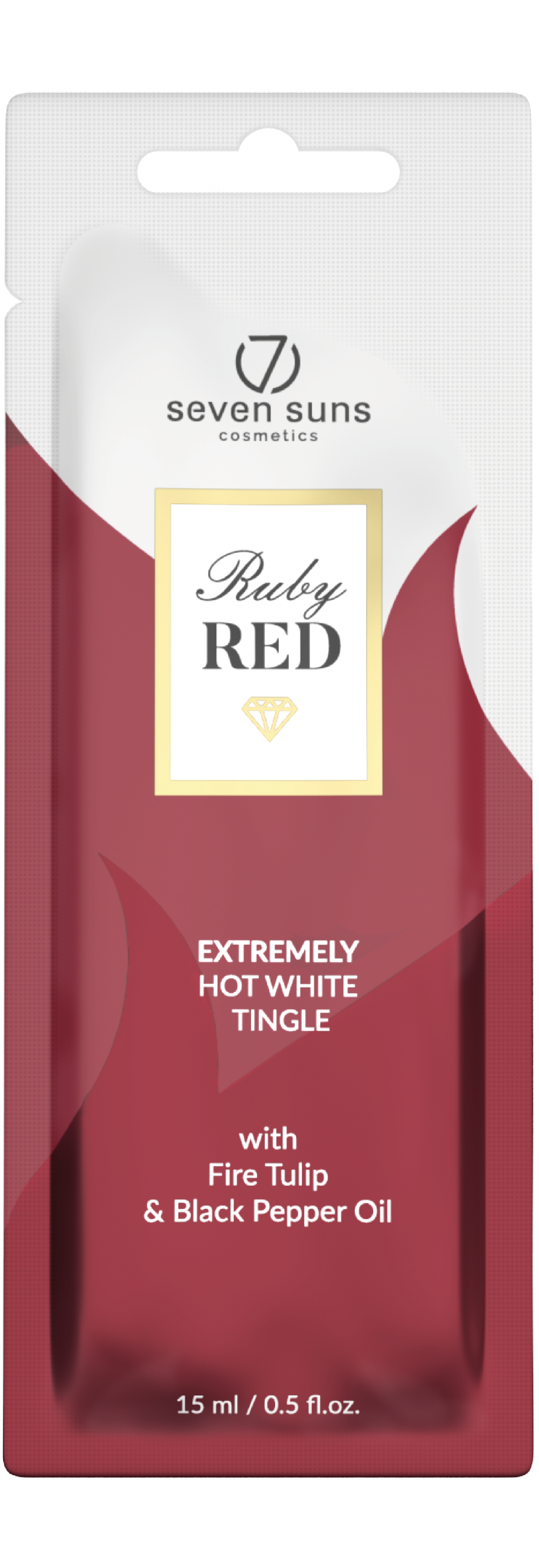 7suns Ruby Red Extremely Hot White Tingle x5szt