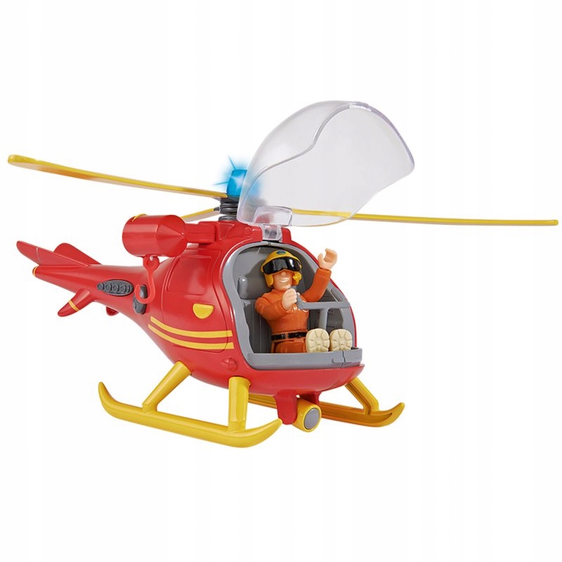 SIMBA HELIKOPTER RATUNKOWY STRAŻAK SAM + FIGURKA