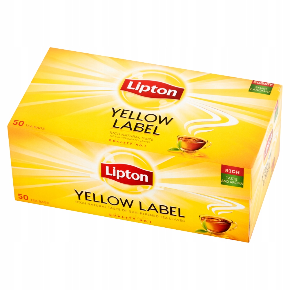HERBATA LIPTON YELLOW LABEL EKSPRESOWA 50SZT. 0203