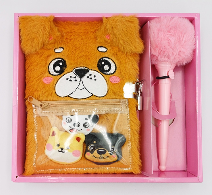 PAMIĘTNIK PIESEK Z DŁUGOPISEM 9490