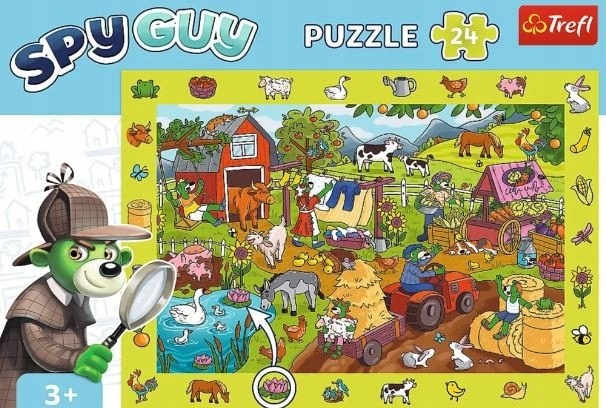PUZZLE 24 OBSERWACYJNE SPY GUY FARMA 15589