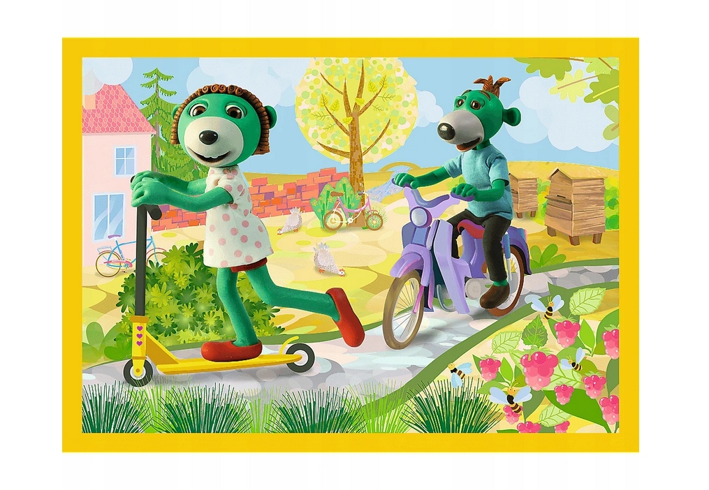 Puzzle 4W1 Wspólne Zabawy Trefików 34337