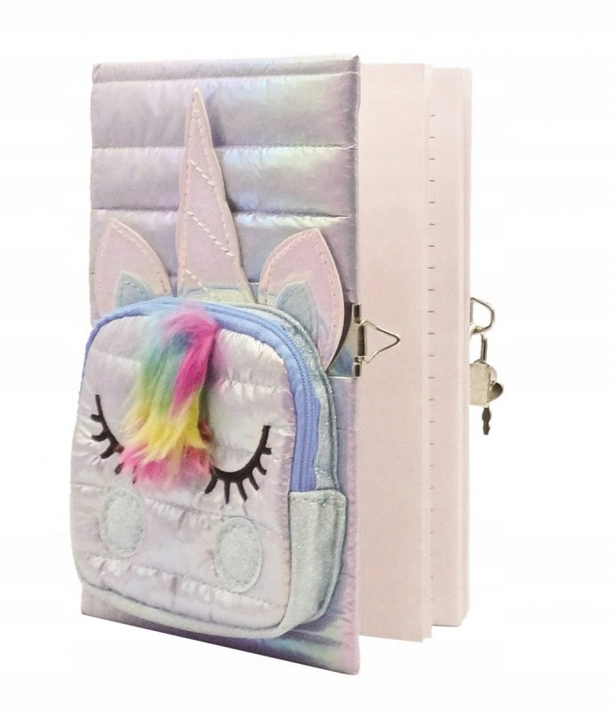 Pamiętnik Unicorn Z Kieszonką Biały 8714
