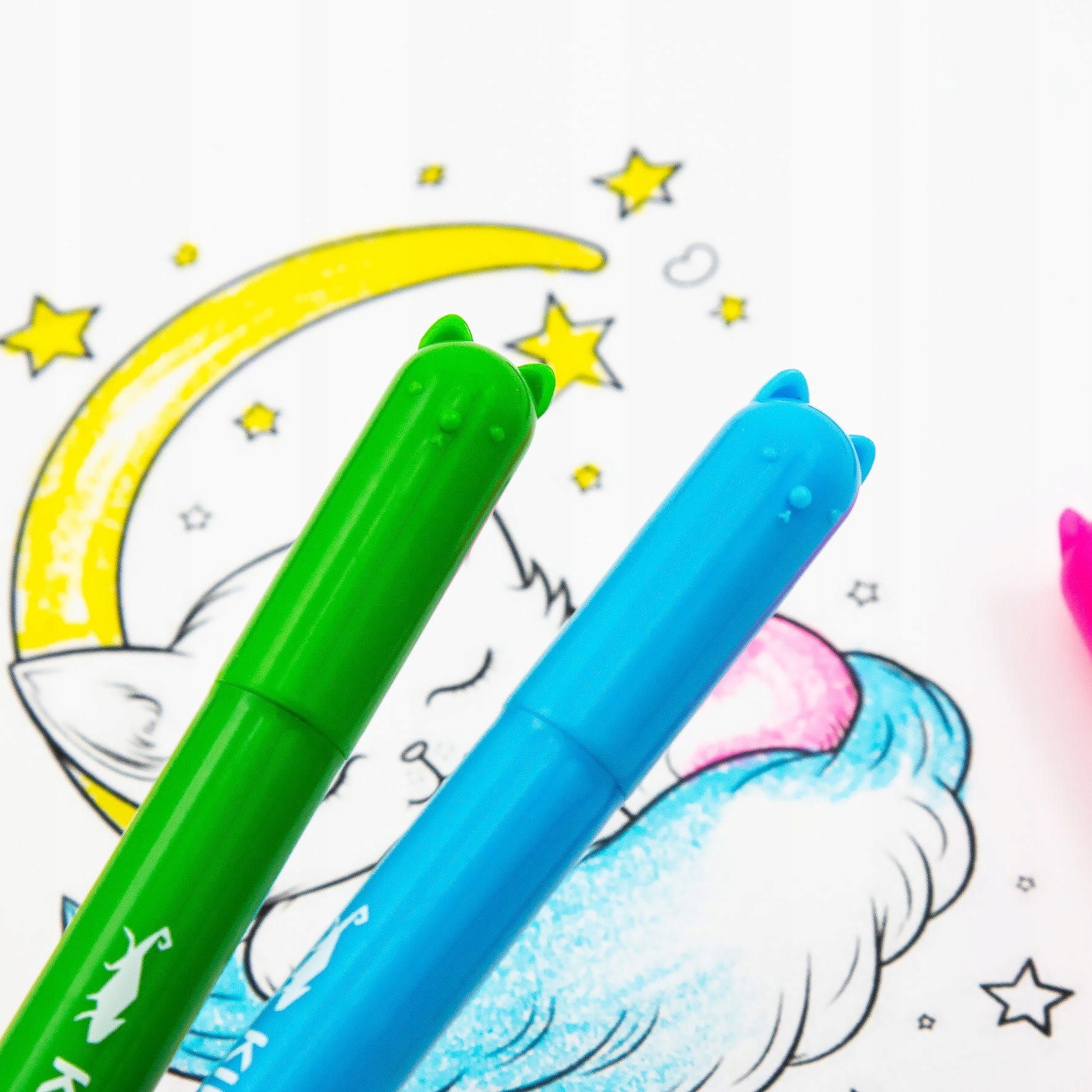 Kredki Żelowe Kotki 8 Kol. Kidea 6899