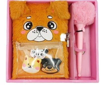 PAMIĘTNIK PIESEK Z DŁUGOPISEM 9490