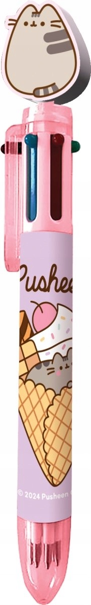 Długopis Automatyczny Wielokolorowy 6 Kol Pusheen
