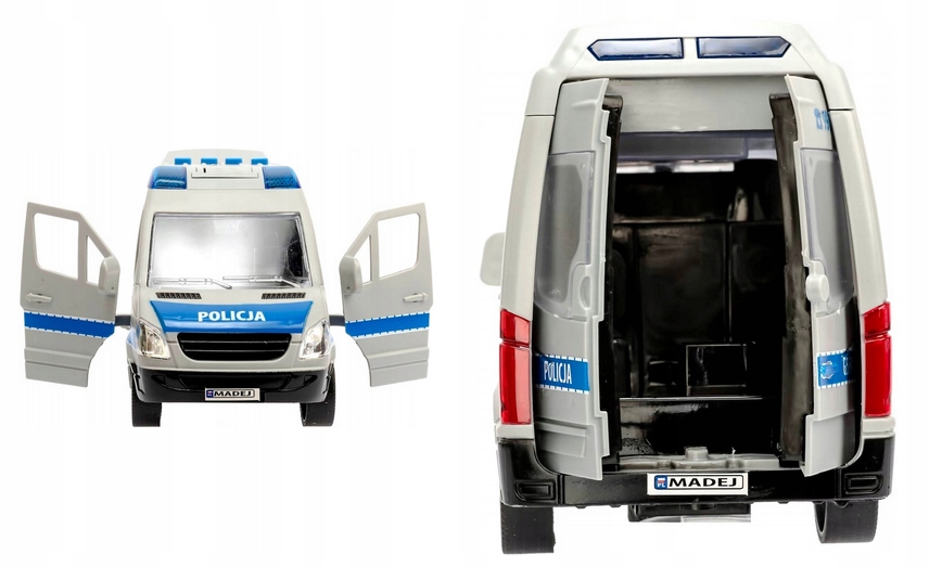 POLICJA BUS ŚWIATŁO DŹWIĘK 6651