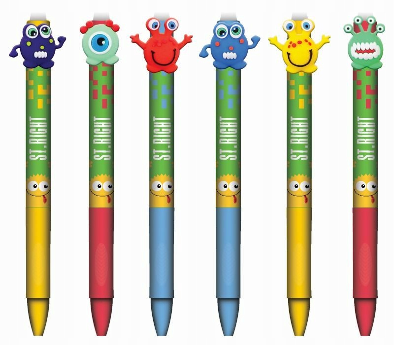 St.right, Długopis Wymazywalny Automatyczny Z Ergonomicznym Uchwytem Night