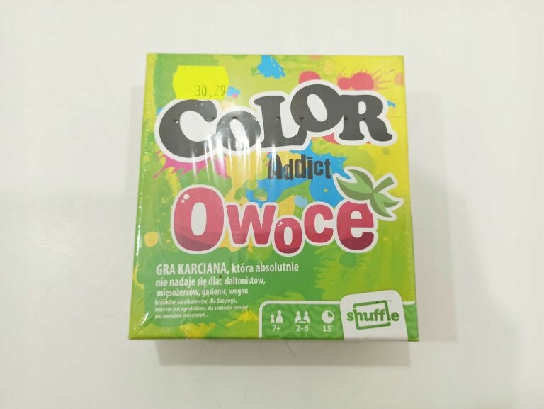 KARTY DO GRY COLOR ADDICT OWOCE DOPASUJ KOLORY