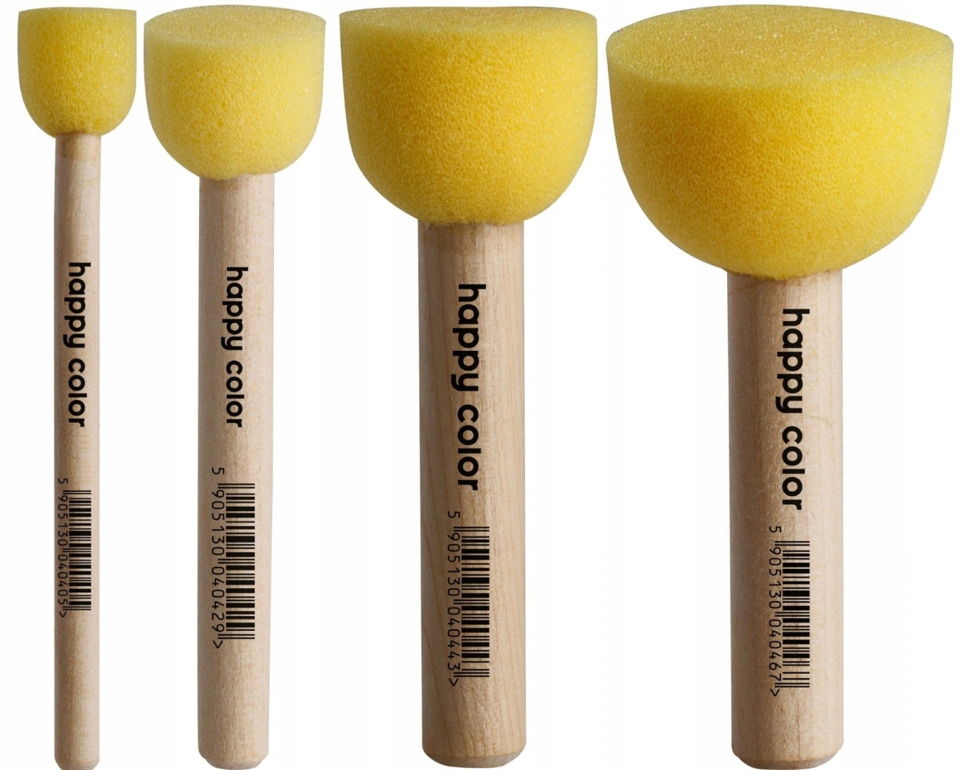 PĘDZEL GĄBKOWY OKRAGŁY MIX 0399