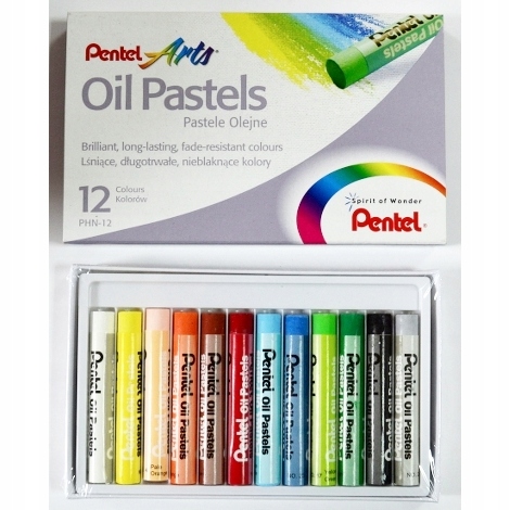 PASTELE OLEJNE 12KOL. PENTEL PHN-12 A'12 3573