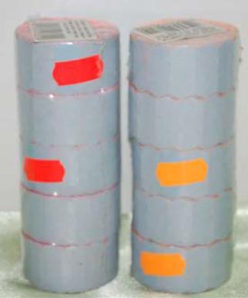 ETYKIETA CENOWA 1-RZĘD FALA FLUO (5) P