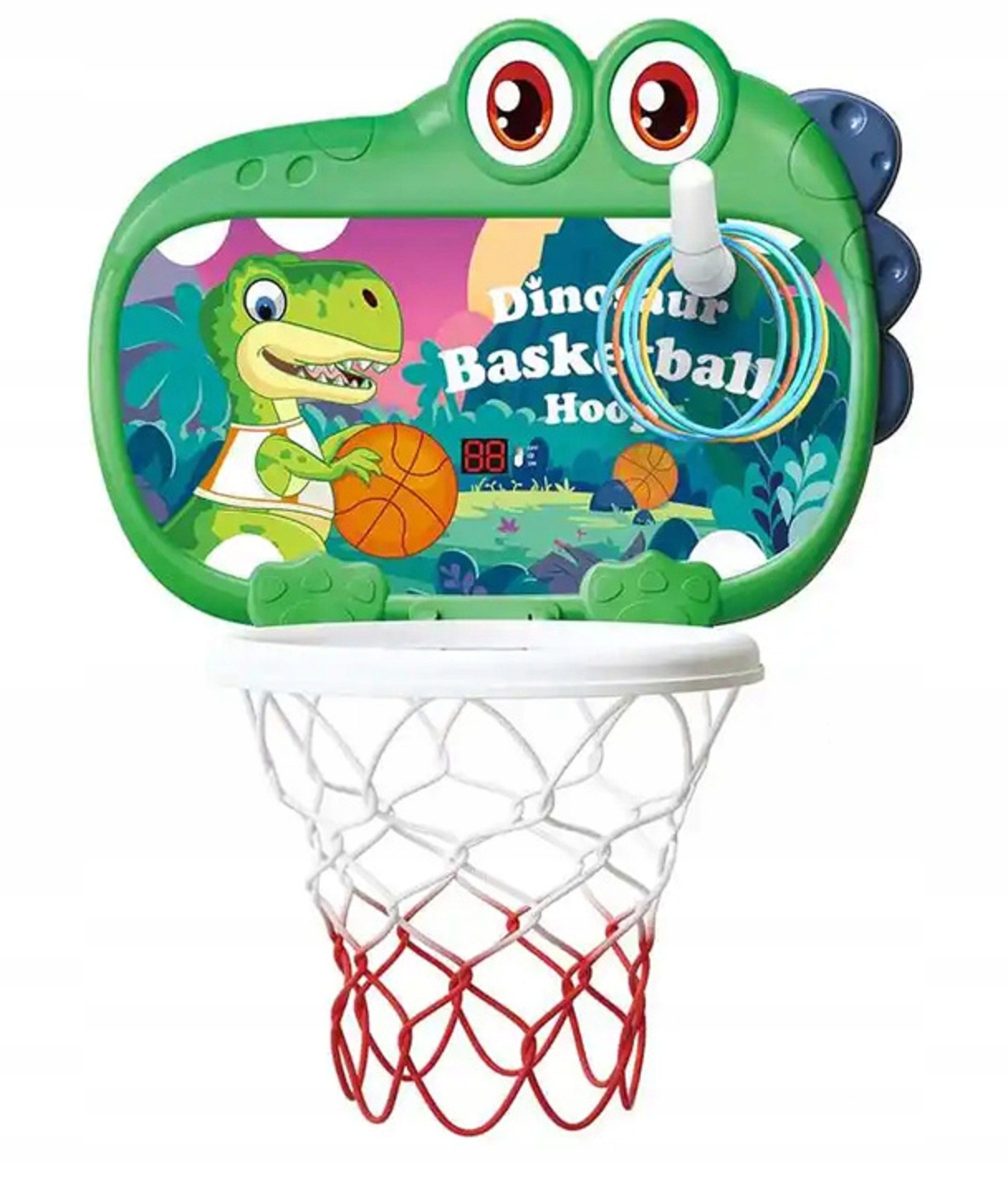 GRA KOSZYKÓWKA DINOZAUR Z LICZNIKIEM 0722