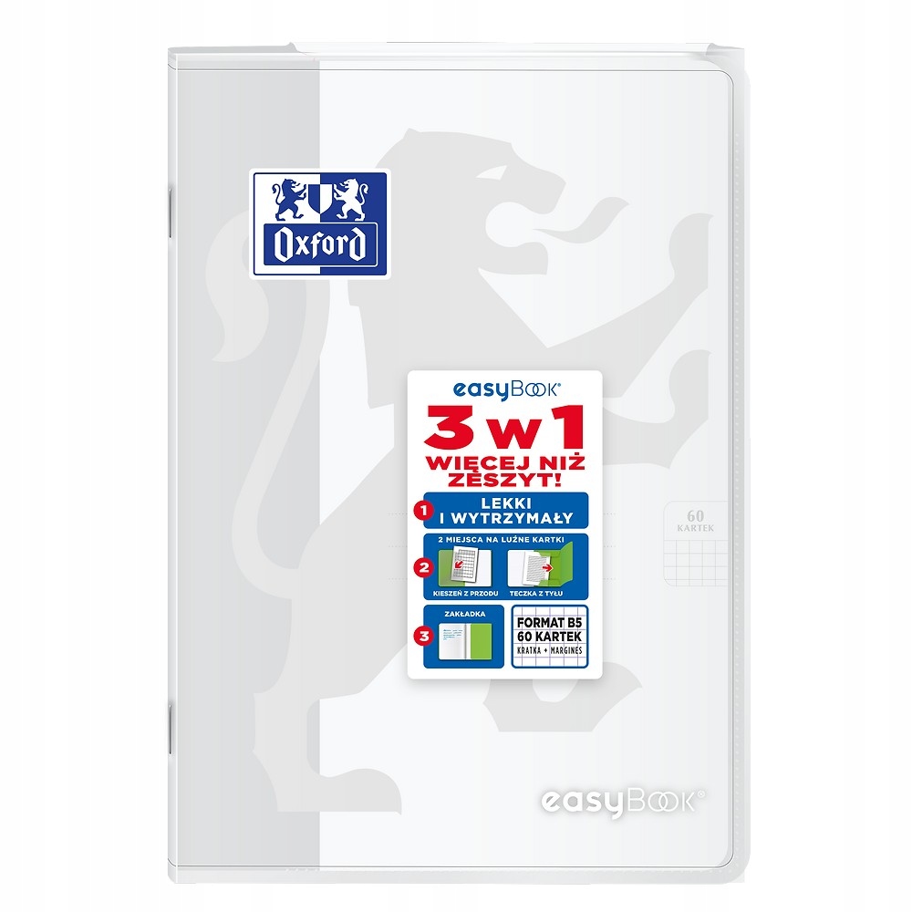 Zesz Oxf Easybook B5 60K K5X5M Mix A'8