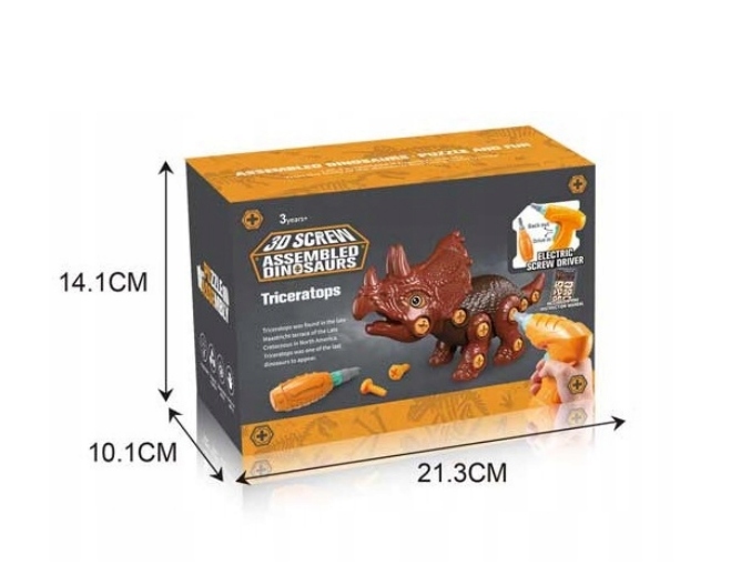 DINOZAUR DO SKRĘCANIA,ŚRUBOKRĘT +WIERTARKA 6279